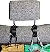 Car Seat Back Headrest Hanger – Pack of 4 Universal Car hanger for Coat or Shopper and Purse by Utopia Home