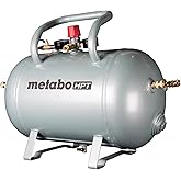 Metabo HPT Reserve Air Tank, High Capacity 10 Gallon Air Tank, ASME Certified, 5 Quick Connect Couplers, Industrial Pressure