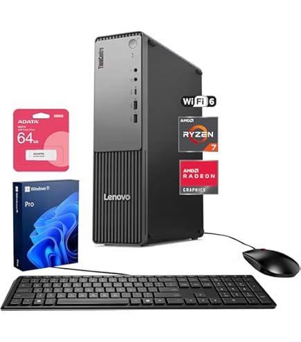 Amazon.com: Lenovo ThinkCentre M75q Gen 5, AMD Ryzen 7 PRO 8700GE