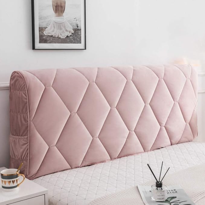 BERTERI Thicken Quilted Headboard Slipcover for Queen Bed
