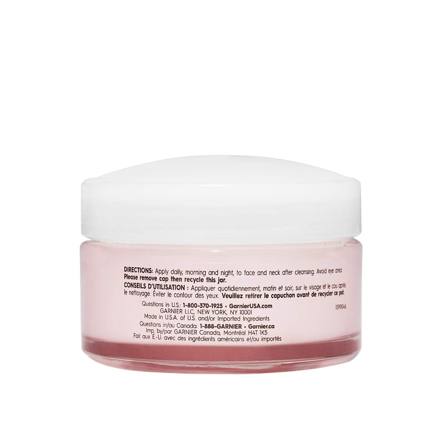Garnier SkinActive 24H Moisture Cream with Rose Water and Hyaluronic Acid, Face Moisturizer, For Normal to Dry Skin, 1.7 Fl Oz: Beauty