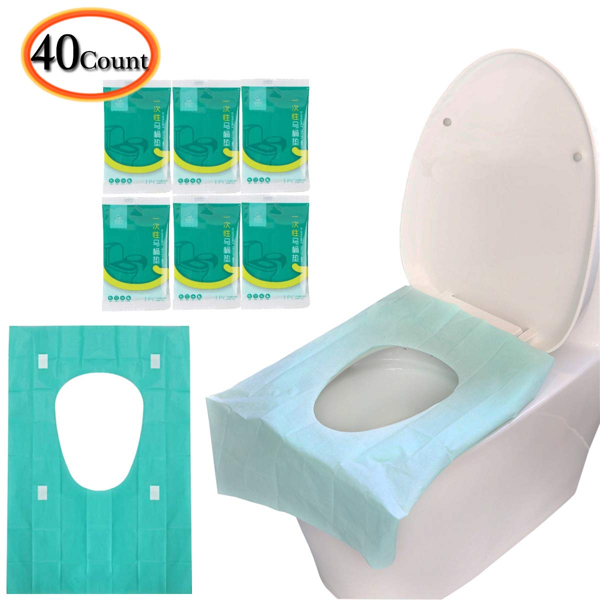 Toilet Seat Paper Covers Disposable Waterproof Toilet Seat Cover for