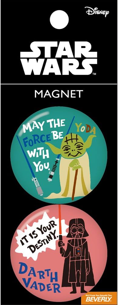 Amazon ビバリー スターウォーズ マグネット ヨーダ ダース ベイダー 2個 Mg 014 マグネット 文房具 オフィス用品