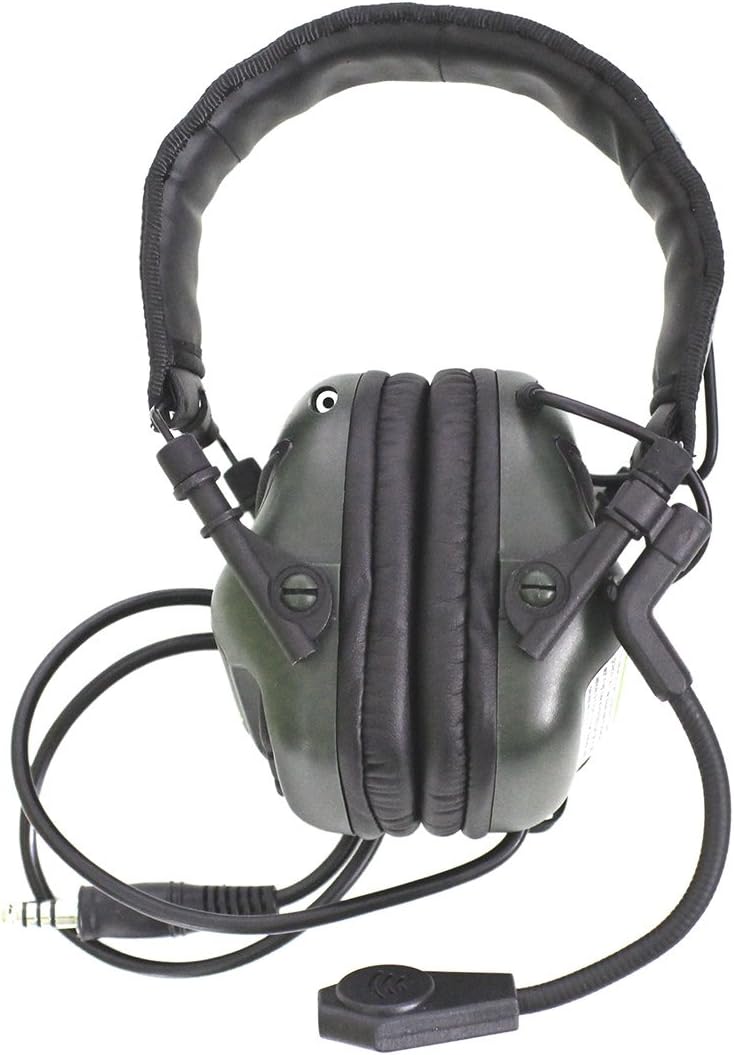 Earmor Universal Bracket Headset M32 with NRR 22 noise protection, adjustable - OD Green [M32-FG]