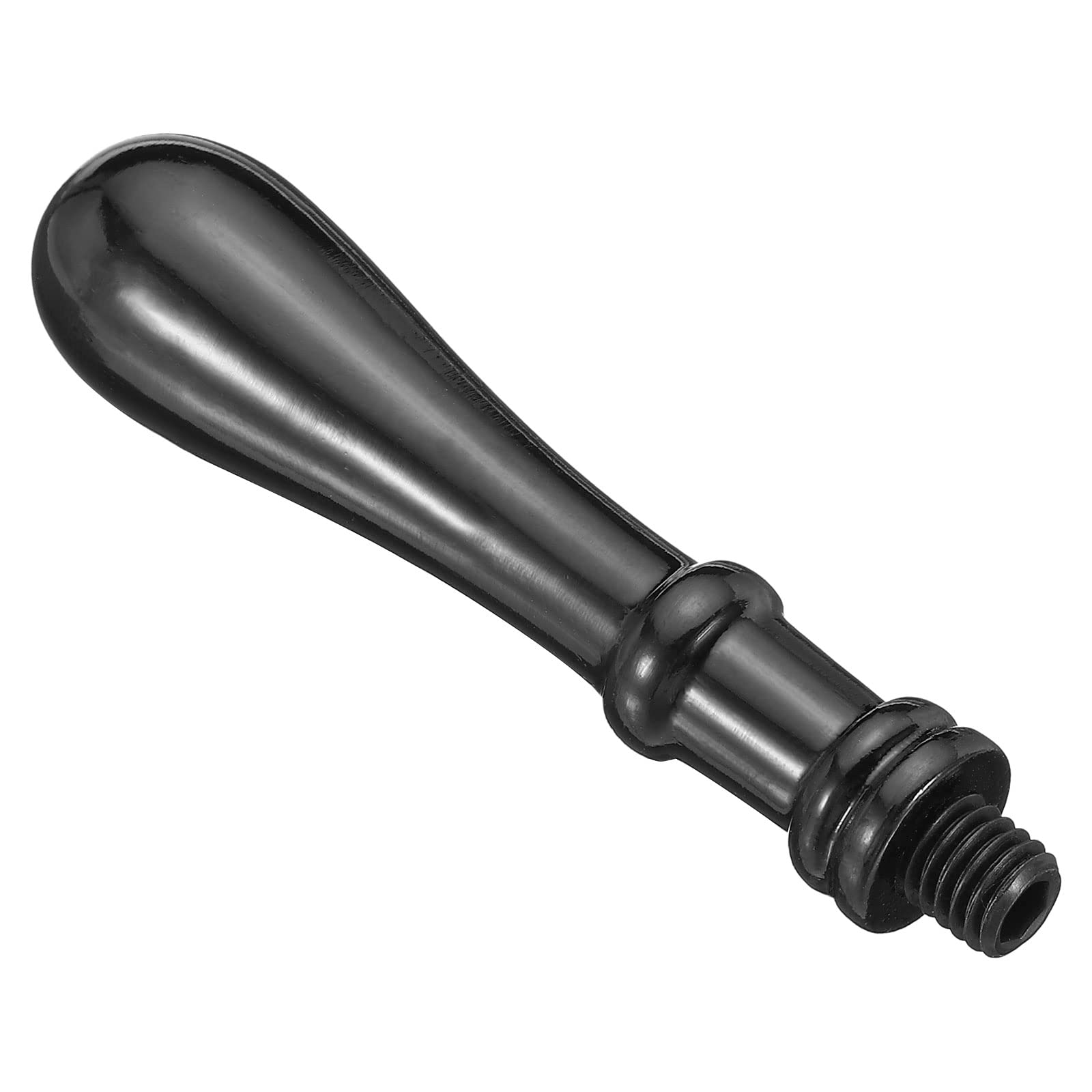 PATIKIL Wax Seal Stamp Handle Only, Wooden Handle Replacement Sealing Stamp Handles for Wedding Invitation Card Letter Envelope Style 6, Black