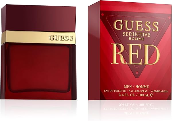 GUESS Seductive Red, Eau de Toilette, Parfum Herren, Orientalische Vanille, LangAnhaltend, 100 ml