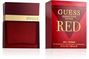 Guess Seductive Red Men/Homme Eau de Toilette Cologne Spray For Men, 3.4 Fl. Oz.