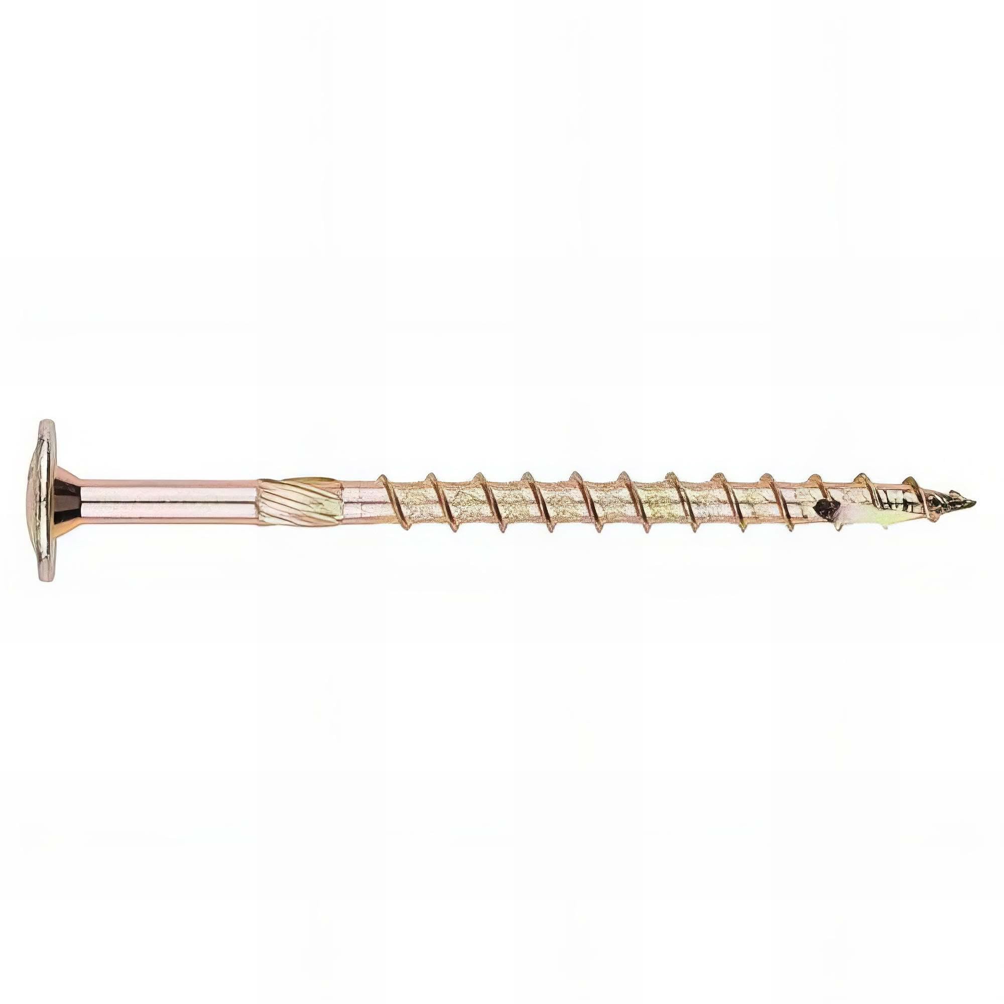 Index 184 TECBT80180 Index TECBT80180-Tirafondo de Alto Rendimiento Cabeza ancha bicromatado. Huella TX (8 x 180, 50 uds.)