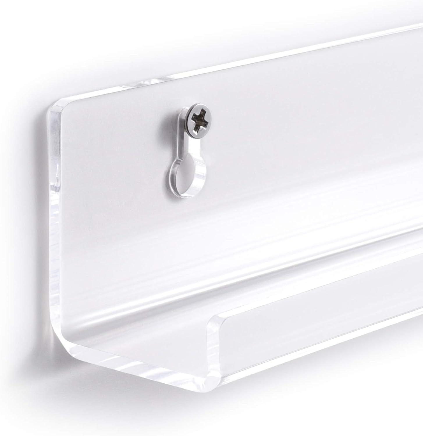 NIUBEE Clear Vinyl Record Shelf Wall Mount 6 Pack,Acrylic Album Record Holder Display Your Daily LP Listening in Office Home: Home Improvement