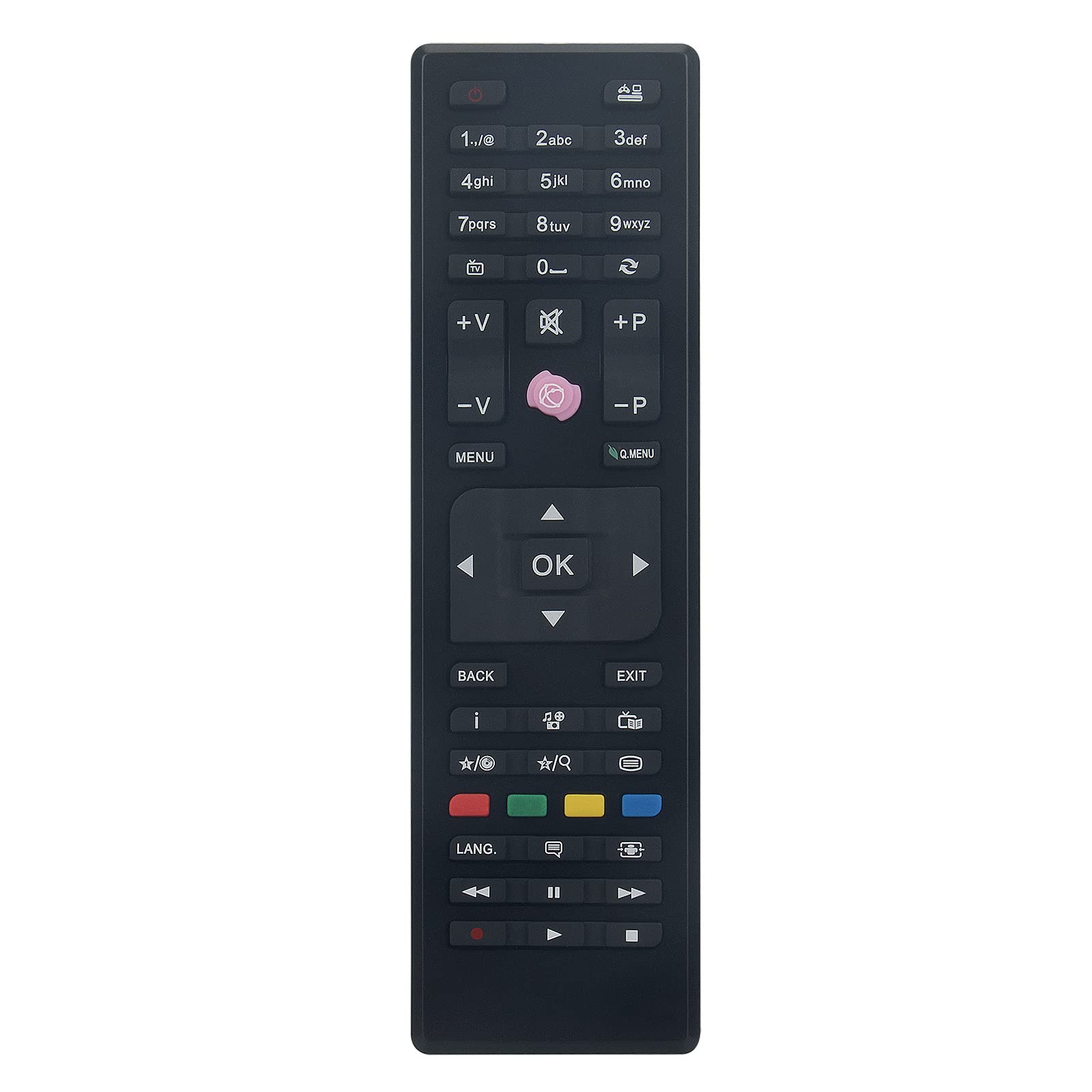 VINABTY Remote Control Replacement RM-C1247 Sub RM-C3182 RC4876 RC4849 RC4870 RC4875 Suit for JVC HD-Ready LED TV LT-32C346(C) LT-24C360 LT-32C345(C)