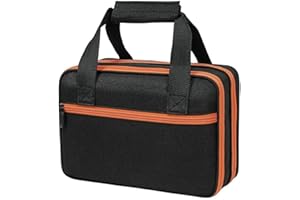 Electrician Tool Carrying Case Compatible with For Klein Tools ET310 AC Circuit Breaker Finder Featuring Multiple Storage Com