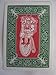 Bicycle 245 Green Deck Red Santa Maiden Back Playing Cards