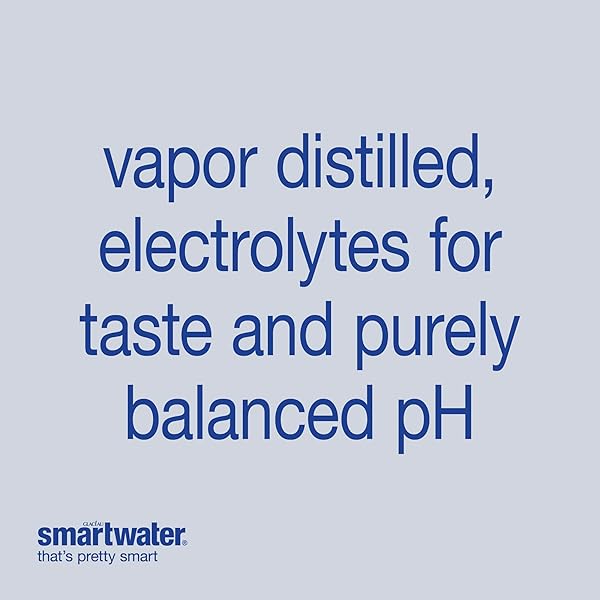 SMARTWATER VAPOR DISTILLED PREMIUM WATER , 16.9 FL OZ (PACK OF 6)