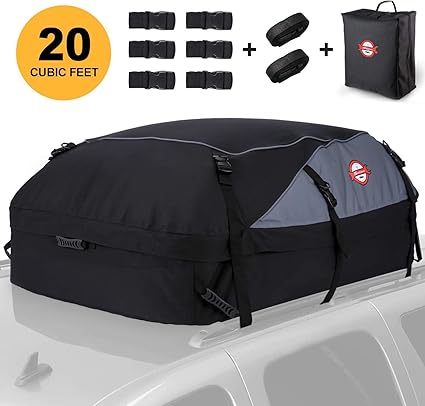 Sailnovo Cofre Techo de Coche Portaequipajes Techo Plegable 580 litros