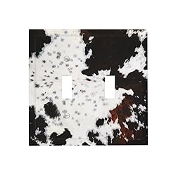 Decorative 2 Gang Double Toggle Light Switch Cover