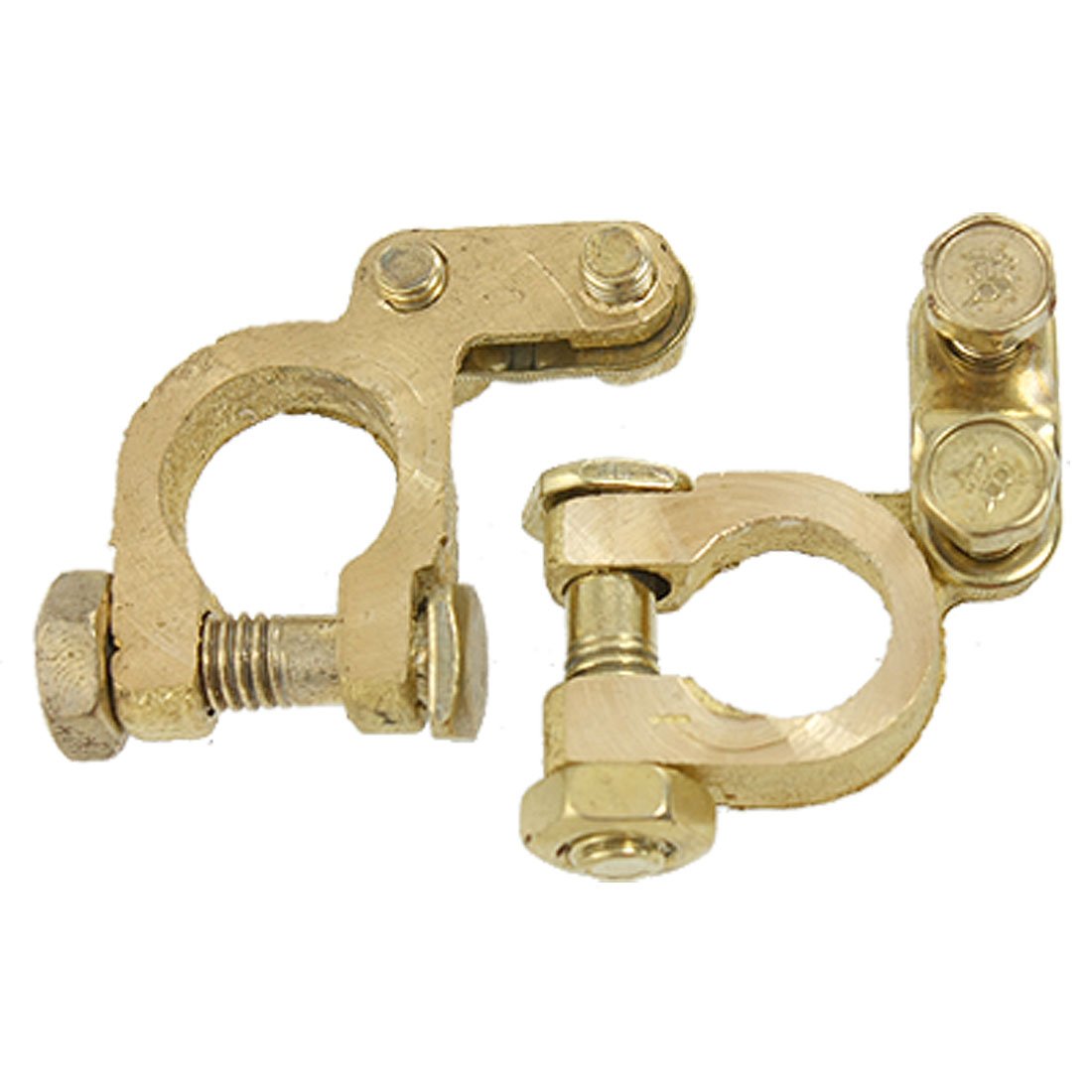 Morsetti Batteria Auto - 2 Pezzi, Positivo E Negativo, In Rame Stagnato, Per Auto, Barche, Camper - Foto 14