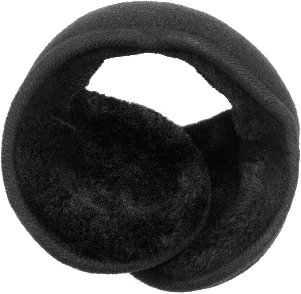 Metog Primitive Wing Winter Foldable Polar Fleece Earmuffs Black: Clothing