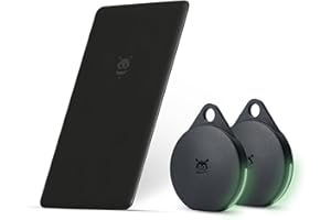 PEBBLE BEE Pebblebee Essentials 3-Pack (2 Clip & 1 Card) • Rechargeable Item Finder That works with Apple Find My • Find your Keys, Wallet, Luggage and more