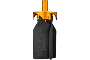 WEXWE CNC Tools End Mill Machine Chip Removal Fan,Chip Cleaner For Aluminum, Copper,Steels, Wood Working High Power Removal Rate For Milling Cutter, 4 Flute,D16 Shank, Unfold Size 260mm 1pcs