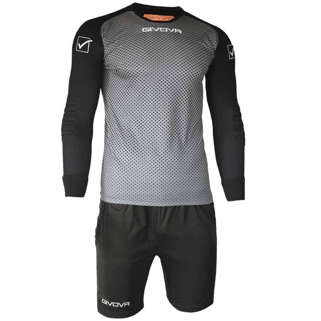 GIVOVA Manchester Kit Manchester Goalkeeper, Orange/Black, 3XS Unisex - Adult