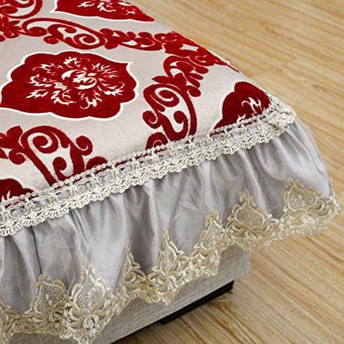 Swan Lake Continental Sofa Towel-blue/Red/Beige Sofa Towel/Sofa Cushions/Fabrics ,Anti-skidding ,Thick Four Seasons Pad-C 90x80cm(35x31inch)