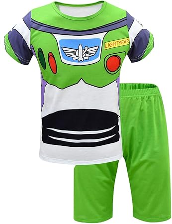 Amazon Co Jp ホーマイ Hoomai トイストーリー 子供服 スーツ 上下セット コスプレ 仮装 バズライトイヤー ハロウィン コスチューム キッズ セットアップ 半袖 緑 グリーン 1 上下セット おもちゃ 通販
