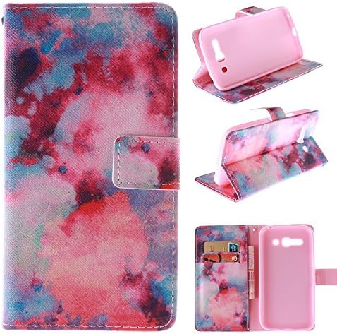 C9 Case Alcatel One Touch Pop C9 Kickstand Case,Bat King Beautiful Evening Glow Pattern Premium Leather Wallet Flip Kicstand Case Cover With Magnetic Closure For Alcatel One Touch Pop C9