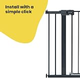 Safety 1st Easy Close Metal 14cm Gate Extension Black view 3