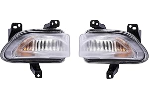 kitneed 2PCS Turn Signal Lights For Jeep Renegade 2015 2016 2017 2018 Headlights Halogen Turn Signal Lights Right and Left Side Turn Signal Parking Lamp Light