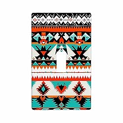 Moslion Aztec Light Switch Plug Covers Geometric