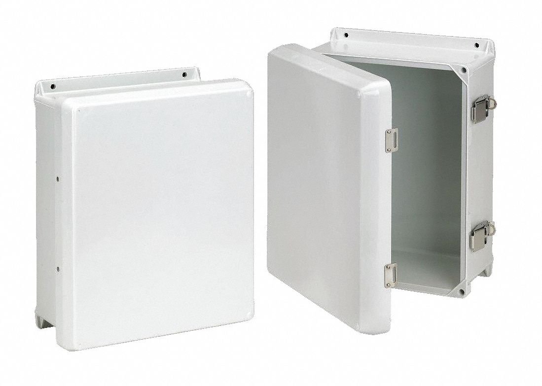 HOFFMAN ENCLOSURES HJ1210HWPL2LG ENCLOSURE, JUNCTION BOX, FIBERGLASS