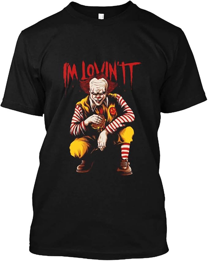 Ronald Mcdonald I M Loving It Pennywise Stephen Kings T Shirt Amazon Com