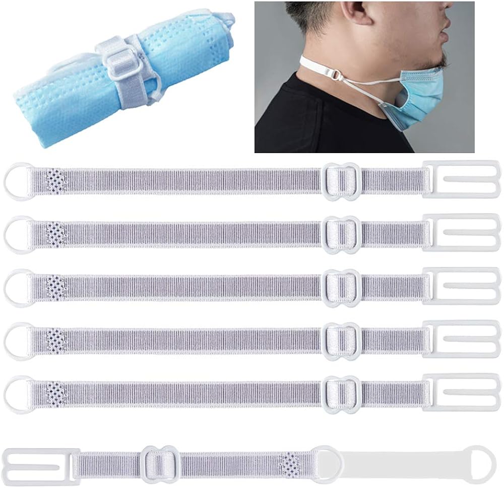 Mask Clips to Protect Ears - Face Mask Extender Strap Ear Loops Relieving Ear Pressure & Pain from Wearing Long-Time Mask for Nurses,Food-Workers,Mask Strap Extender with High Elastic Fabric
