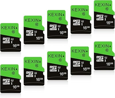KEXIN 16GB Micro SD Card 10-Pack microSDHC UHS-I Class 10 U1 TF Card
