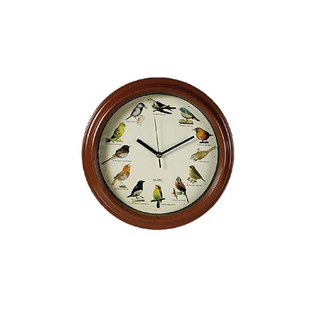 Vogelgezwitscher Wanduhr