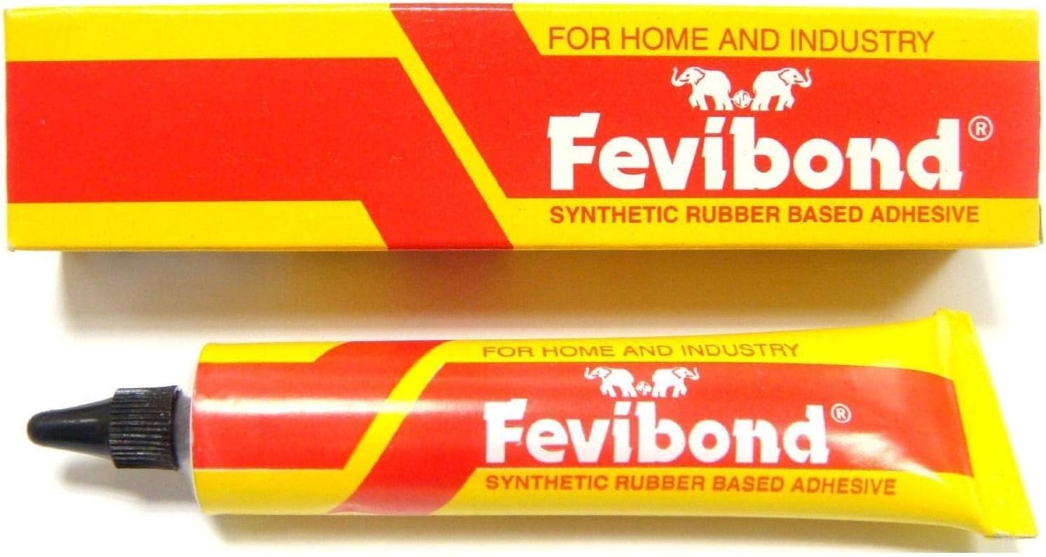 Fevibond Synthetic Rubber Base Glue Adhesive Canvas Cork Rexine Leather