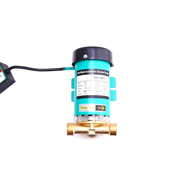 ZHKUO WATER PRESSURE BOOSTER PUMP – 90W, 14.5PSI, 3/4 INCH OUTLET, AUTOMATIC SHOWER PRESSURE BOOSTER FOR BATHROOM/HOUSEHOLD