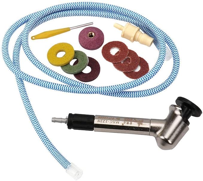 MAG123N Air Micro Die Grinder Kit Pneumatic Grinding Pen 120 Degree 23500 RPM Home