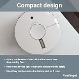FireAngel FA6611-R Optical Smoke Alarm with Escape Light White view 4