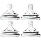 Philips Avent Natural Nipple Newborn Flow - 4 Count (Pack of 1 )