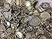 30pc Assorted Size Antiqued Bronze Charms, Bails, Jumprings, Cameo Bezel Sett...