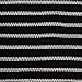 Amazon Brand – Stone & Beam Modern Striped Knit Tassel Throw Blanket - 80 x 60 Inch, Black