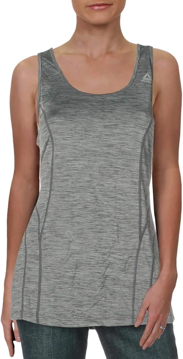 Reebok Women's Running & Workout Tank Top - Dynamic Fitted Performance Racerback Active Gym Shirt: Clothing