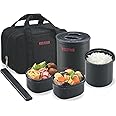 Zojirushi SZ-MB04-BA Insulated Lunch Box, 0.7 Pieces, Black