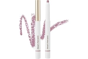 Heart Percent Dote On Mood Lip Pencil, Long-Lasting Creamy Lip Crayon Smooth Color Liner Retractable Lipstick Pencil 0.8g, #08. Cloudy Mauve