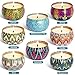 HELLY Scented Candles Gift Set – Lemon, Fig, Lavender, Spring Fresh,Rose ，Jasmine，Vanilla，Bergamot, Candle Soy Wax for Stress Relief and Aromatherapy, Candles(8 – Pack)thumb 4