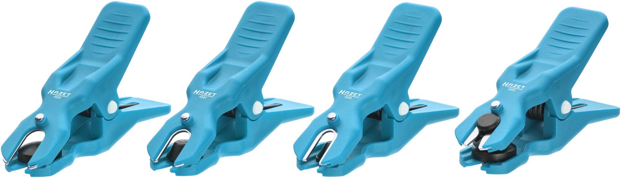 HAZET Leidingafdichtingsset 4951/4 | 4-Piece Set | Met dubbele vergrendeling | for afdichten Van leidingen in verschillende ruimtes | Voorkomt lekken Van vloeiststoffe