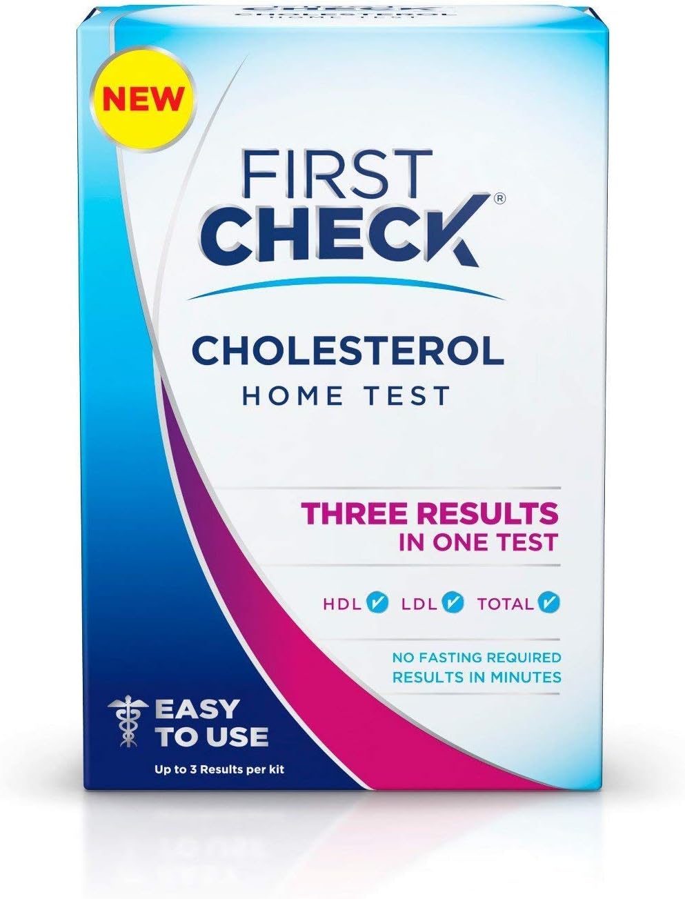 First Check Cholesterol Home Test, Pack of 5