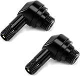QWORK 90 Degree Angled Tire Valve Stem Aluminum Alloy 2 Pieces view 7