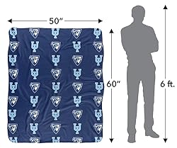 Upper Iowa University Peacocks Logo Pattern Silky